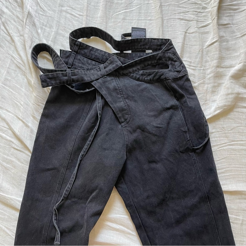 Ottolinger Black Wrap Jeans - Picture 1 of 4